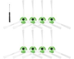 Zijborstels Stofzuigerrobot - Reserveonderdelen robotstofzuiger - Stofzuigen Hoeken Reinigen - Anti-verwarringsontwerp - 8 stuks - Niet gespecificeerd