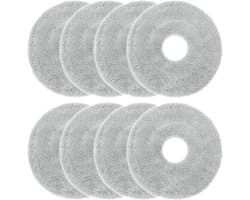 8 stuks - Dweilpads reserveonderdelen geschikt voor Dreame L10 Ultra/ L10S Pro / L10S Ultra Heat/ L10 Prime/ L20 L30 L40 L50 Ultra/ X30 X40 X50 UltraRobot dweildoeken - dweildoek - dweildoeken voor stoomreiniger