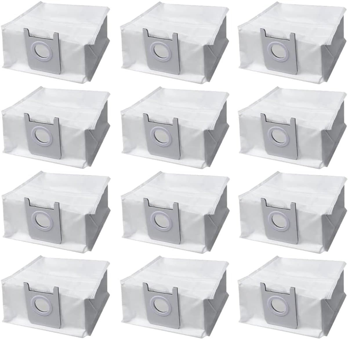 12 Pack Stofzak - Accessoires geschikt Voor Roidmi EVE Plus Robot Stofzuiger - Synthetische Stofzuigerzak — afbeelding 1