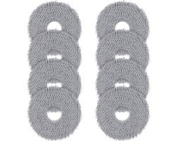 8 Stuks Dweilpads voor Roborock Q Revo, Qrevo S, Qrevo Pro, Qrevo Master, Qrevo Edge, Qrevo Curv, Qrevo Slim, QV 35A/35S, QR, Saros 10R/Z70 Robotstofzuiger, Herbruikbare en Wasbare Vervangingsdoek