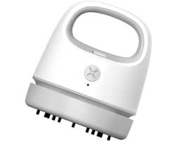 Mini Stofzuiger - Tafel Kruimeldief - Bureau Schoonhouden - USB Oplaadbaar - 9.9 x 9.9 x 9.9 cm - Grijs