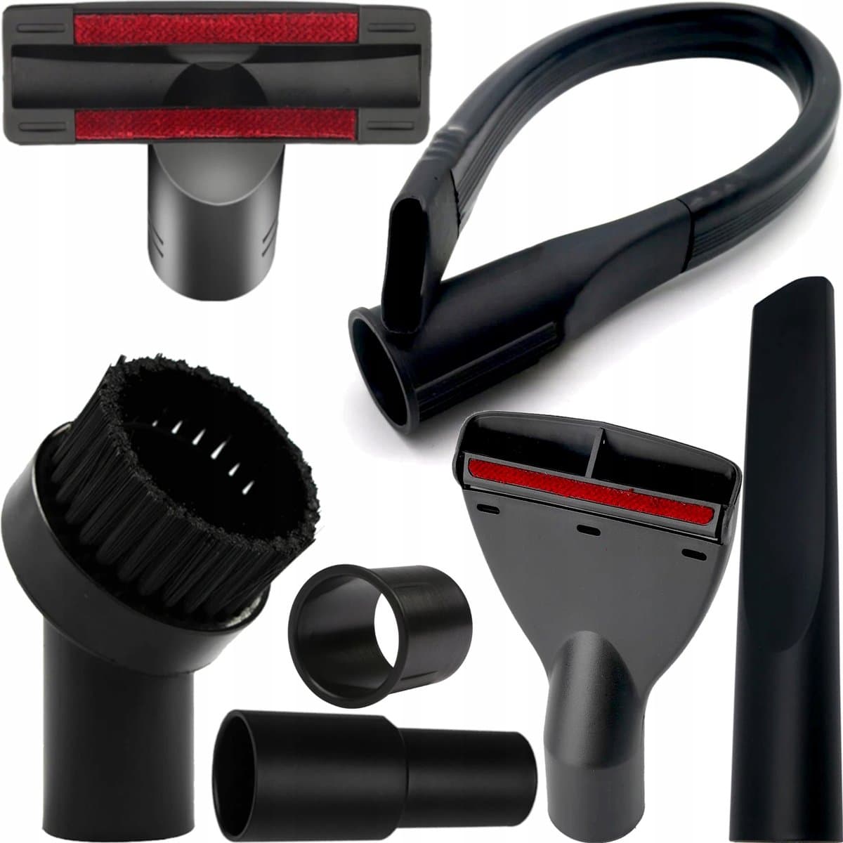 Universele 35mm Stofzuigerborstelset met Adapters — afbeelding 1