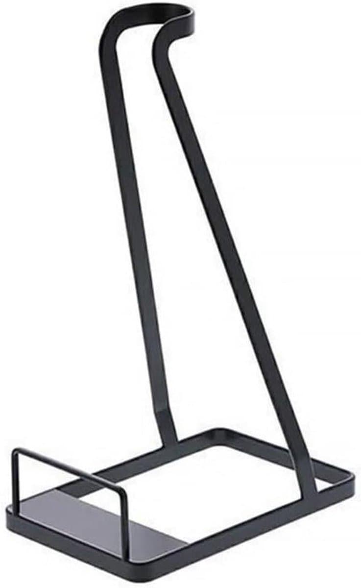 Stofzuiger Opbergrek - Standaard Houder - Stofzuiger Opbergen - Installatie Zonder Boren - 43 x 17 x 8 cm - Zwart — afbeelding 1