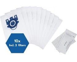 StrongFlow Stofzuigerzak 10x - Geschikt voor Miele Complete C3 / C2 - Hyclean 3d efficiency GN - Incl. 2 Filters - Cat and Dog
