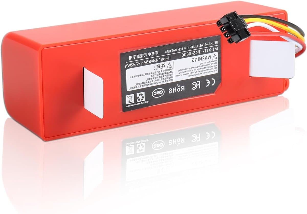 Hoge capaciteit 14.4V 6800mAh vervangende batterij voor robotstofzuigers, geschikt voor S5 S50 S51 S55 S6 S7 en meer — afbeelding 1