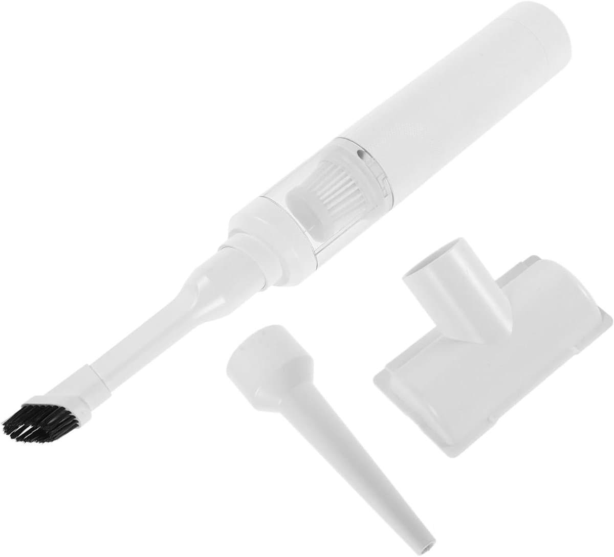Draadloze Handstofzuiger - Kruimeldief - Auto Reinigen - Hoge Zuigkracht - 27 cm - Wit — afbeelding 1