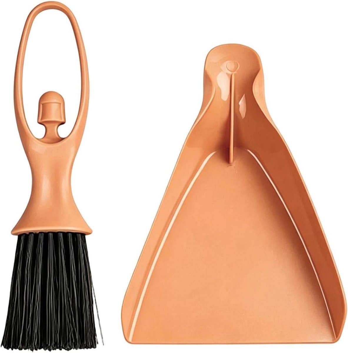Handveger en Veegschep Set - Mini Bezem Stoffer - Snel Opruimen - Bereikt Diepe Hoeken — afbeelding 1