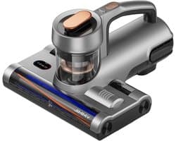 Handstofzuiger - Mijtenstofzuiger - Diepe reiniging - Dubbele borstelrol - 600 Watt - Grijs