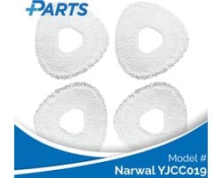 Narwal YJCC019 Dweilpads (4 Stuks, Plus.Parts® alternatief voor CP-PJ-A00087-00-00)
