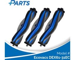 Ecovacs DEX61-31EC Borstels (3 Stuks, Plus.Parts® alternatief voor DMB010030)