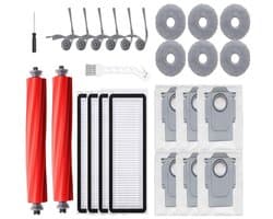 Roborock QV35A/QV35S Accessoires – 26-delige Onderhoudsset – Geschikt voor QV 35A, QV 35S & Q Revo L – Borstels, Filters, Dweilpads & Stofzakken
