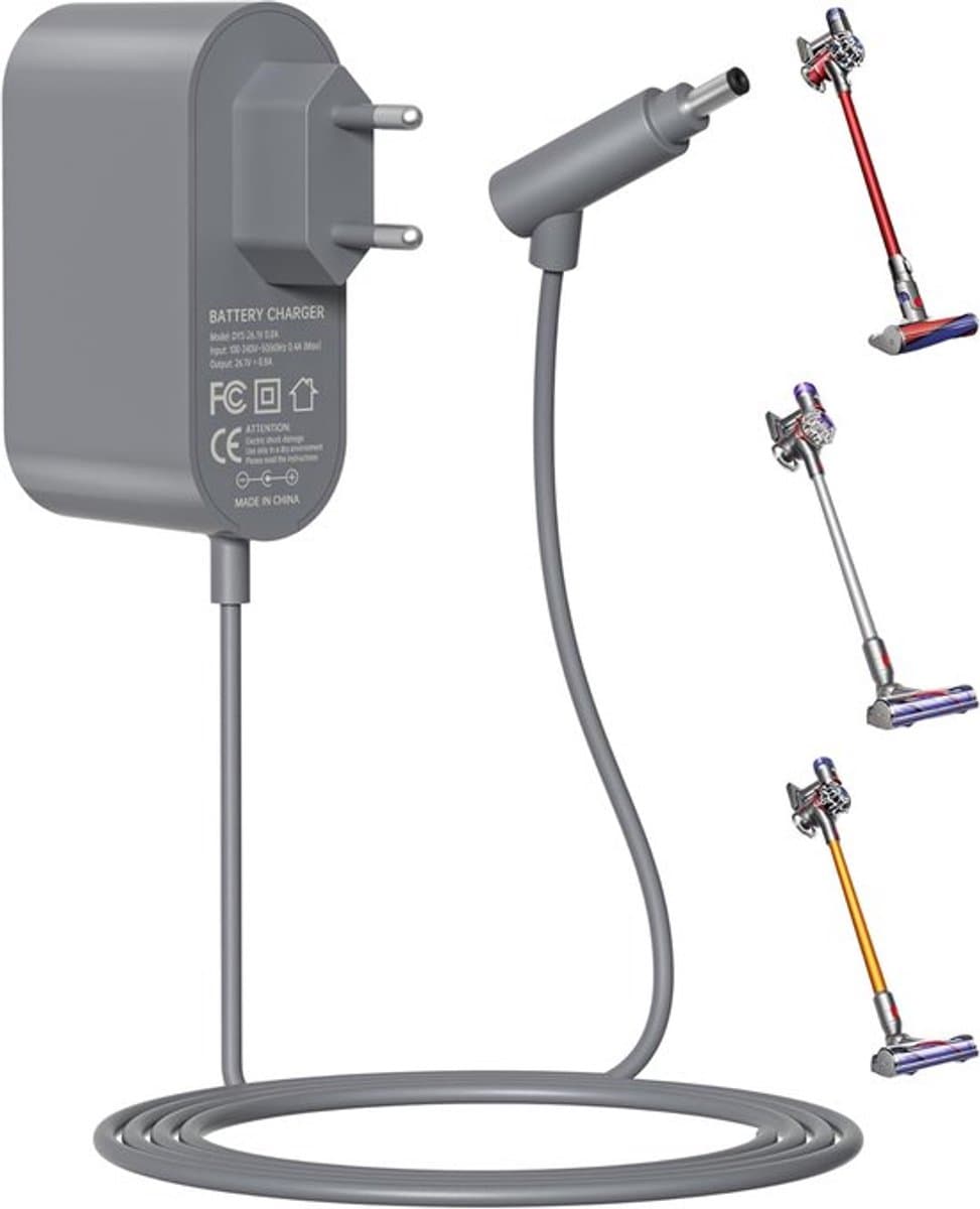 Model:DYS-26.1V-0.78A Oplader Geschikt voor Dyson V6 V7 V8 - Vervangende Oplader Geschikt voor Dyson - Universeel - Battery Charger - Stofzuigeradapter - Voor Dyson Steelstofzuigers — afbeelding 1