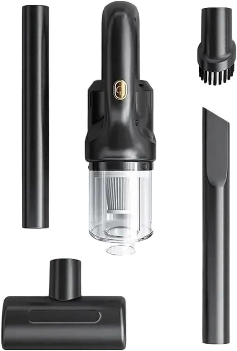 Draadloze Handstofzuiger - Kruimelzuiger Auto - Snel Schoonmaken - Stil Werken - 500 ml - Zwart — afbeelding 1