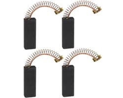 Dailygoods- Koolborstels 4 Stuks - 10,8 x 6,9 x 30,0 mm - Compatibel met Numatic Henry George - Vervangt Onderdeelnummer 220702 - Koolstof - Aanbevolen Vervanging - Motorborstels