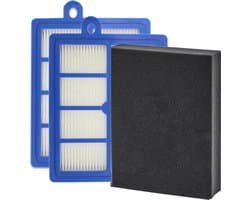 Filter set geschikt voor AEG LX7 en LX8 fijnstoffilter en Hygiëne HEPA Filter AUSK11 foamfilter stofzuigerfilter allergiefilter - 1184255014 - 7321423161707 FC8031/01