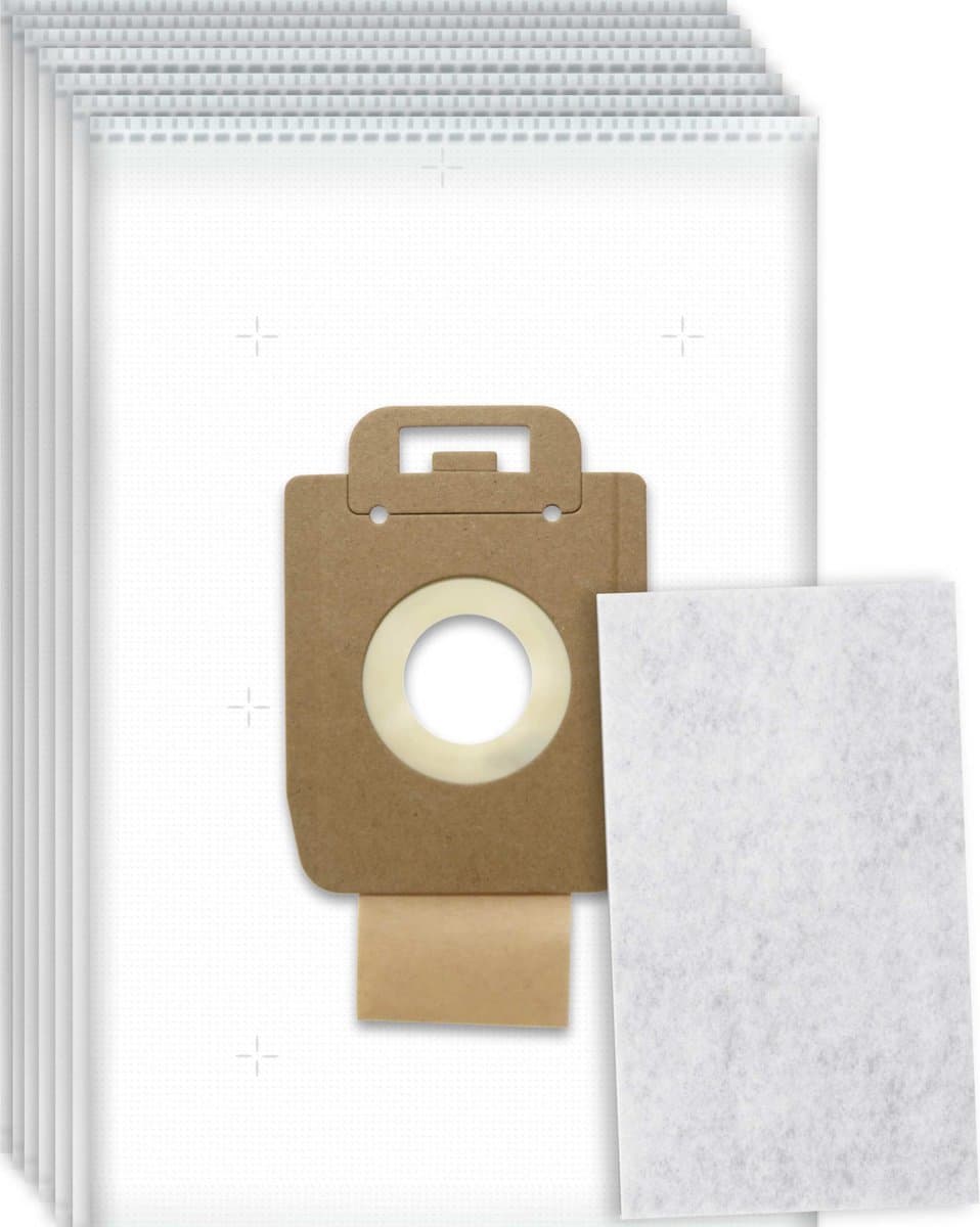 10x Dparts stofzakken geschikt voor Nilfisk Power, Select, Extreme en King stofzuiger series - stofzuigerzakken met 1 filter - stofzuigzak Allergy Special P10 P12 P20 P40 128389187 — afbeelding 1