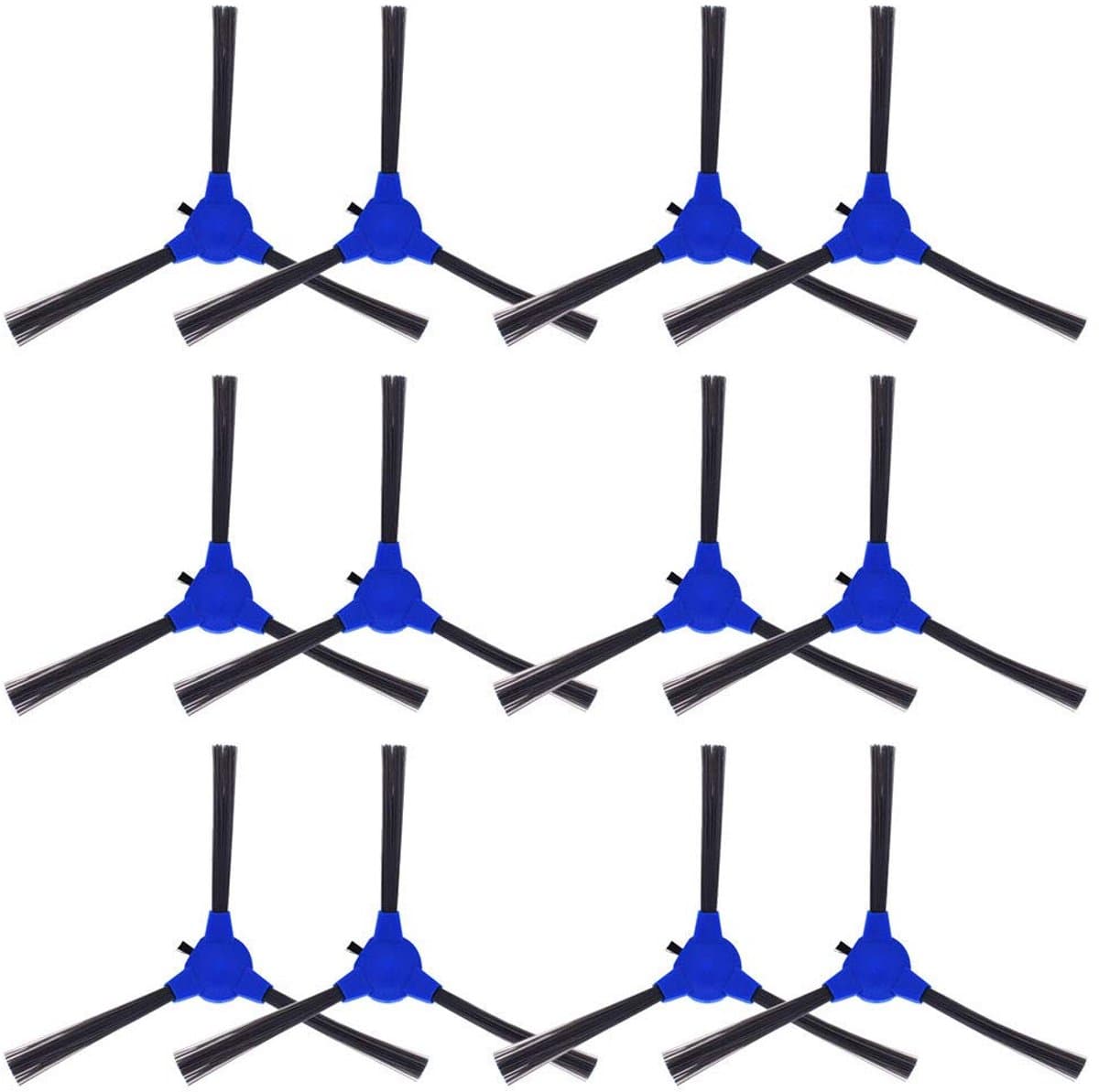 Geschikt voor eufy RoboVac 11S, RoboVac 15T, RoboVac 30, RoboVac 30C, RoboVac 15C, RoboVac 12, RoboVac 25C, RoboVac 35C robotstofzuigers zijborstels, vervangingsonderdelen, set van 12. — afbeelding 1