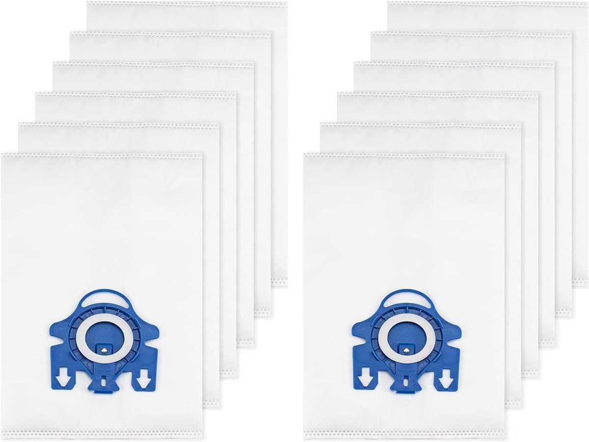 Stofzuigerzakken Geschikt Voor Miele GN - HyClean - Blauwe Flens - Geschikt Voor Miele Complete C2 C3 & Classic C1 - 5 Laags Microvezel - Voordeelverpakking - 10408410/9917730 10 stuks — afbeelding 1
