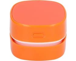 Draadloze Desktop Stofzuiger - Mini Tafelreiniger - Bureau Schoonmaken - 360 Graden Draaibaar - 8x8x6 cm - Zwart