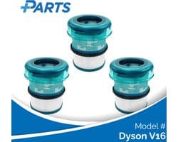 Dyson V16 Filters (3 Stuks, Plus.Parts® alternatief voor 974676-01)