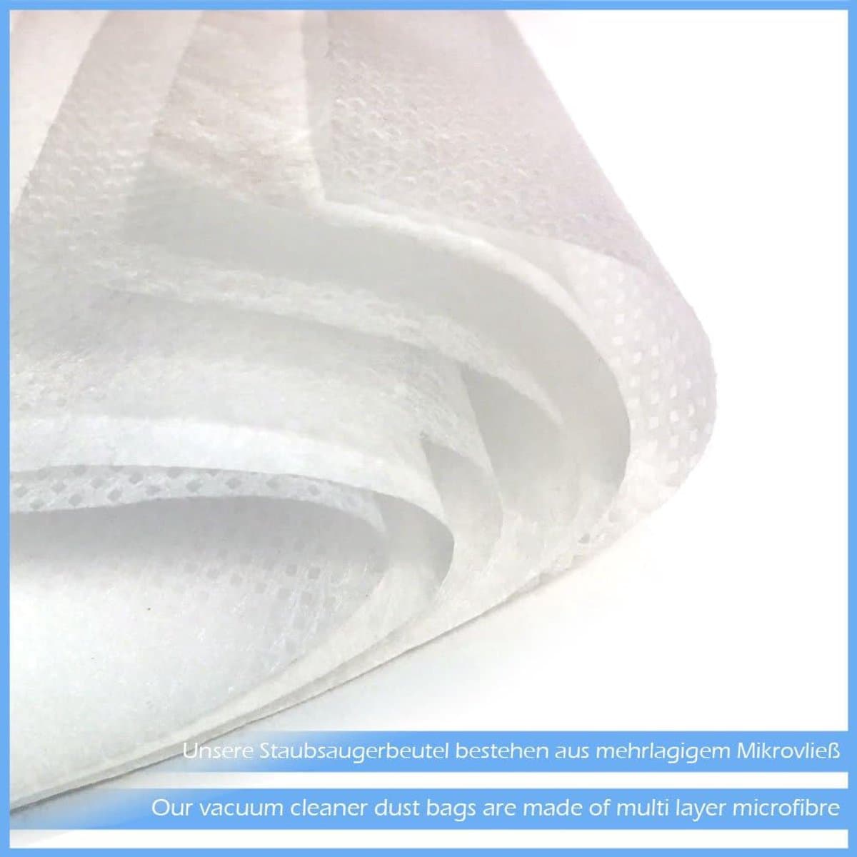 10 Microvezel Stofzuigerzakken voor NILFISK GS 80, GS80, GS 84, GS84, GS 90, GS90, GSC, GST, GX 80, GX90, GX 90, GX90 — afbeelding 1