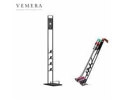 Vemera stofzuigerhouder - Geschikt voor Dyson V15, V11, V10, V9, V8, V7 & V6 Steelstofzuiger - Standaard - Opbergrek Accessoires - Zwart