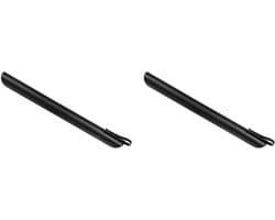 Tafelkruimelaar Kruimelveger - Kruimelschraper Voedselverwijderaar - Tafels Snel Schoonmaken - Vaste Clip Houder - 2 Stuks - Zwart