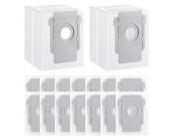 16 stuks stofzuigerzakken - Voor iRobot Roomba i3 i3+, i4 i4+, i5 i5+, i6 i6+, i7 i7+, i8 i8+, j5 j5+, j6 j6+, j7 j7+, j8 j8+, j9 j9+, s9 s9+, 104 105 405 504 505 705, 10 Max-Essential Robot Vacuum