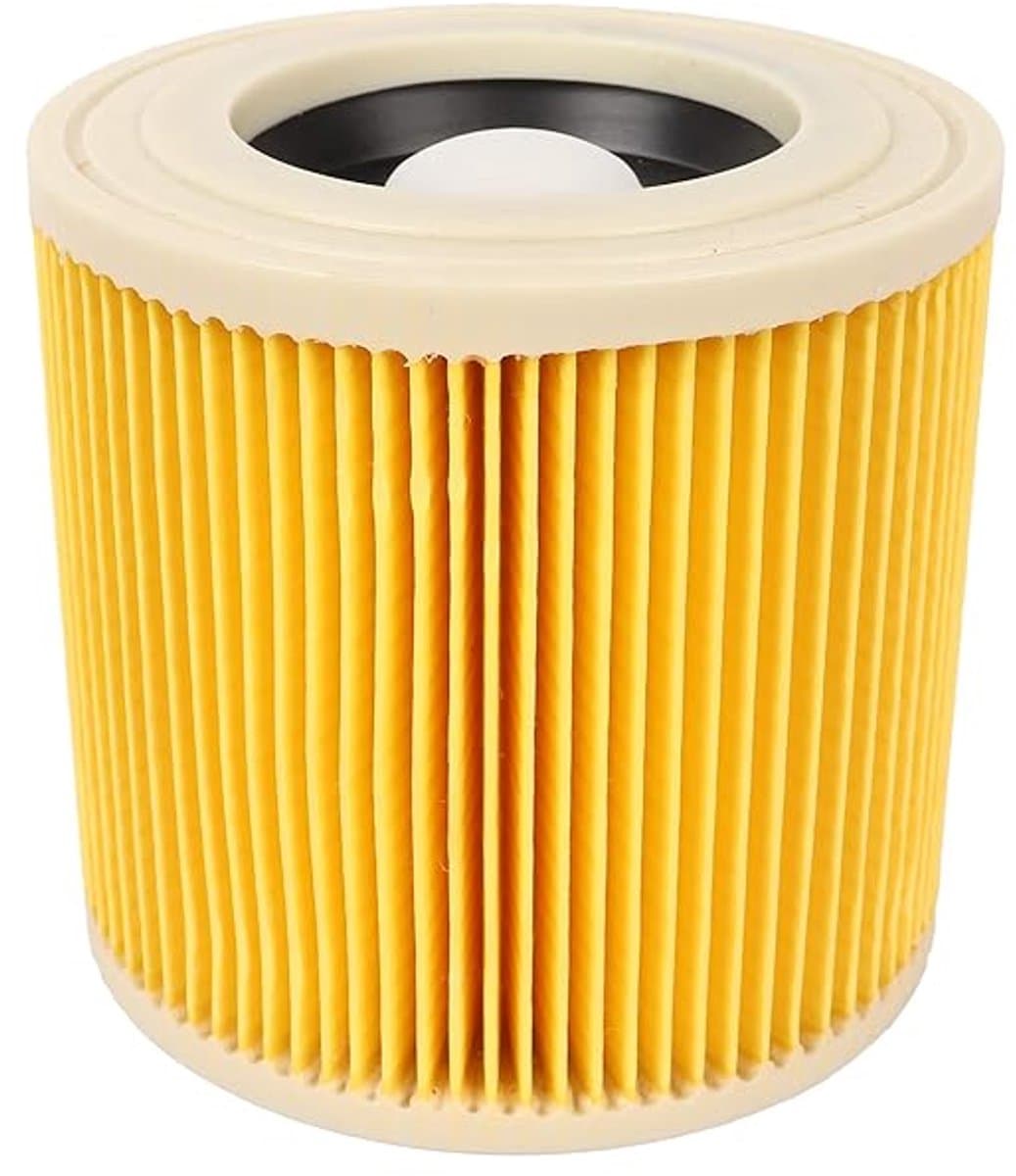 Papieren filterpatroon - Geschikt voor Kärcher stofzuigers WD3, WD3 P, MV3 en WD 3.200, geschikt voor Kärcher WD3/WD2/NT38/NT20/MV1 cilinderfilters, HEPA-filter, 1 stuk — afbeelding 1