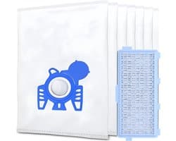 10x stofzuigerzakken & 1x filter geschikt voor Miele Classic C1, Complete C2/C3, S4, S4000, S5, S5000, S6, S6000, S8 en S8000 series (GN) SF AAC50