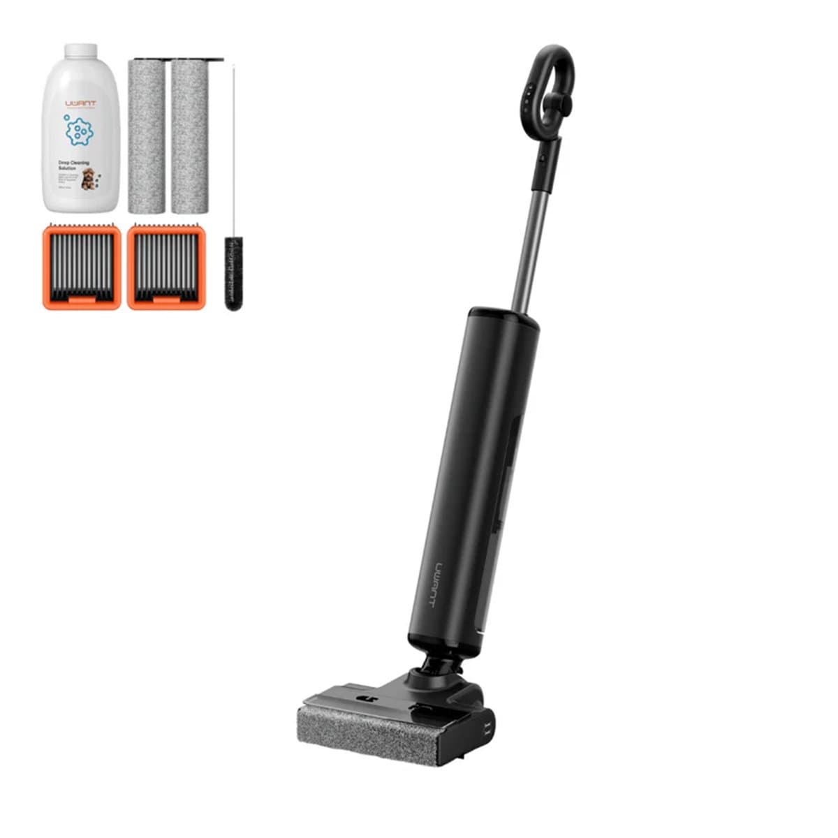 UWANT D700 Pro Steelstofzuiger Draadloos – Nat & Droog, Krachtige Handstofzuiger met Oplaadstation, Zelfreinigend, Lichtgewicht voor Harde Vloeren & Tapijt — afbeelding 1