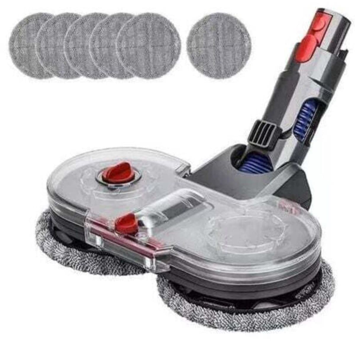 Elektrische dweilkop Geschikt voor Dyson V11 V10 V15 V8 V7 stofzuiger, dweilkop Geschikt voor reservoir en 6 wasbare dweilen - Dyson stofzuiger — afbeelding 1