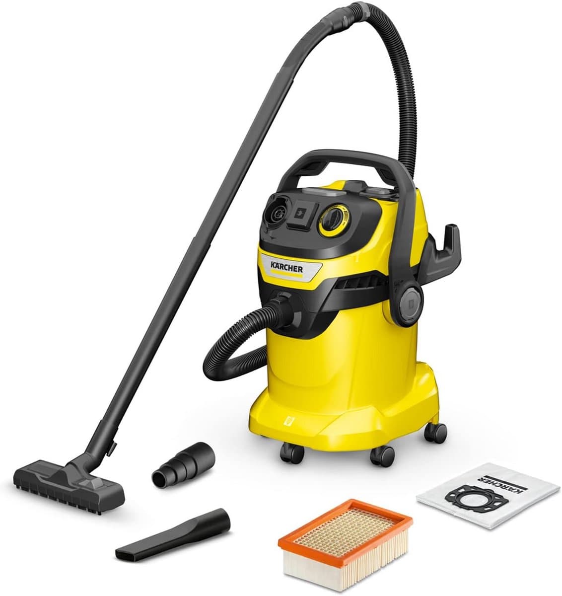 Krachtige Nat- en Droogzuiger 25L - Multifunctionele Bouwstofzuiger met Blaasfunctie — afbeelding 1