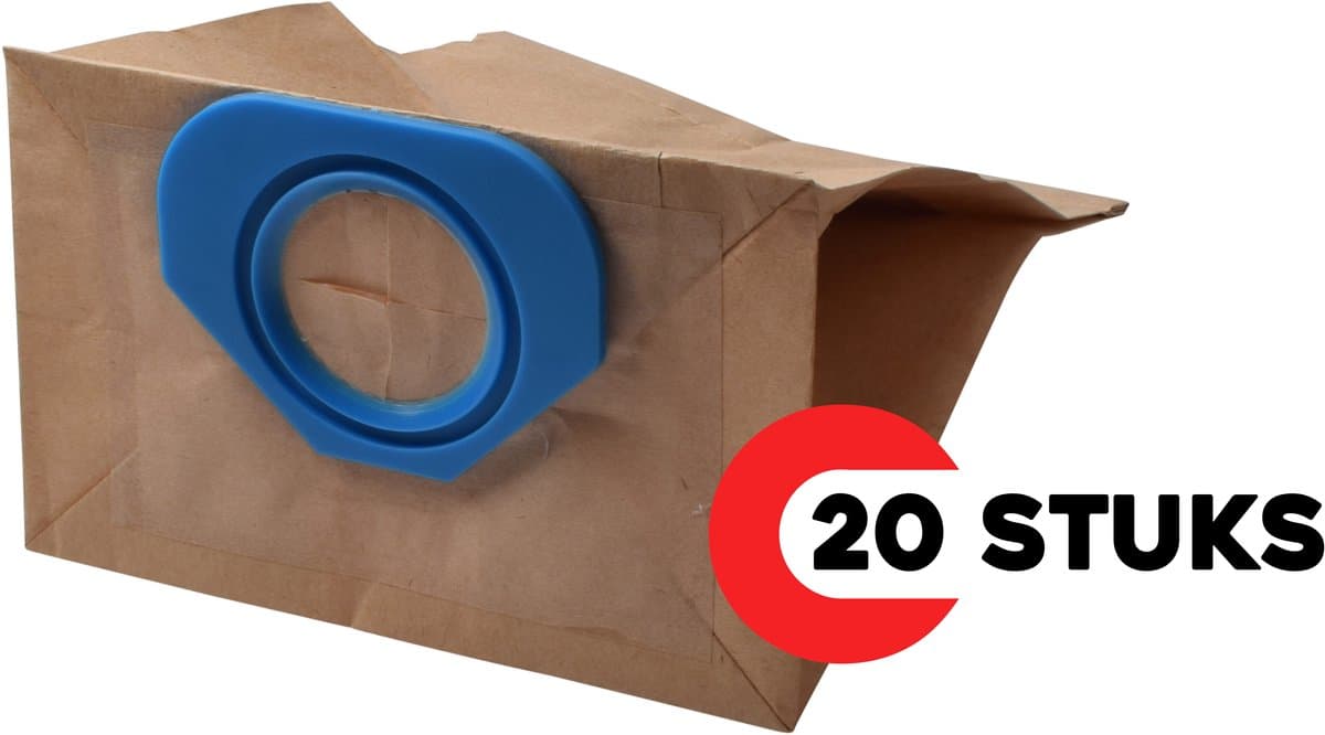 Geschikt voor NILFISK. voordeelpak 2 x 10 stuks. stofzuigerzakken voor GA70, GM80, GS80, GS90, GD90, BRM545, GA 70, GM 80, GS 80, GS 90, GD 90, GM 90, BRM 545, papier. COVAKO Merk — afbeelding 1