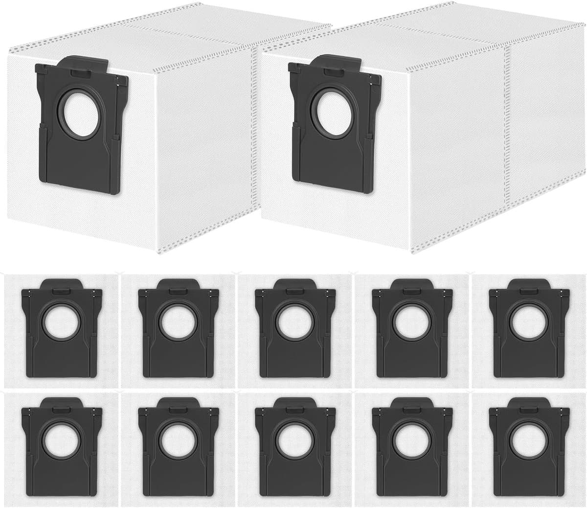 12 stuks stofzakken geschikt voor Dreame L40/AE/A/L10/L50/L20/L40s/L10s Ultra Gen 3 — afbeelding 1