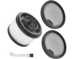 Ronte - Voorfilter stofzuiger - Wasbare reserveonderdelen - 3 HEPA-filters - Reinigingsborstel