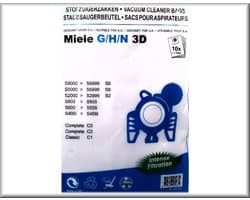 Miele G/H/N Microfleece 3D Stofzuigerzakken - 10 Stuks + 1 Filter