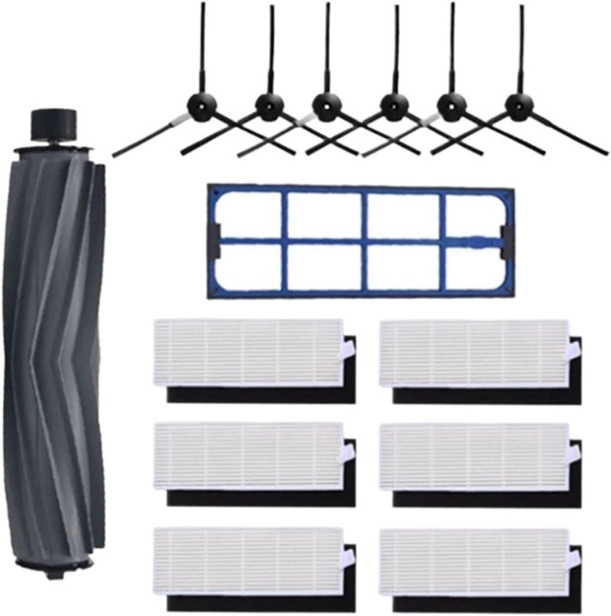 Geschikt voor ilife grondsweeper accessoires filter A8 A6 X620 X623 zijborstel rollen borstel filter zijborstel — afbeelding 1