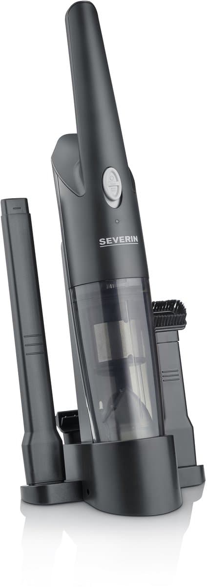 Severin HV 7130 3-in-1 draadloze handstofzuiger, Nat en droog-functie, 60 watt vermogen, 7,4 V / 2.000 mAh Li-ion-accutechnologie, Tot 25 minuten in ECO-modus, tot 12 minuten in power-modus, Slank ontwerp voor eenvoudig gebruik — afbeelding 1