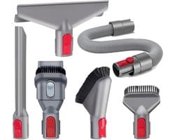 6 STUKS Stofzuiger Opzetgereedschap Kits Geschikt voor Dyson V7 V8 V10 V11 V15 Snoerloze Stofzuiger, Geschikt voor Gordijn, Auto, Bankhoeken Reiniging