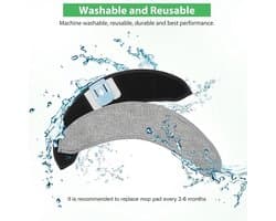6 stuks dweildoeken voor iRobot Roomba Combo J7, J7+, J9+, J9 Plus, 10 Max robotstofzuigeraccessoires, herbruikbaar en hoge reinigingsprestaties, reserveonderdeel