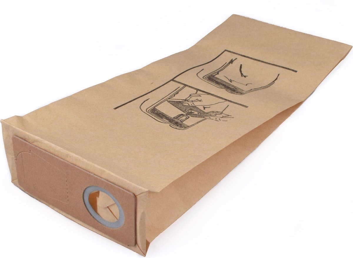 Geschikt voor TASKI. 10 stuks. Stofzuigerzakken voor Jet38, Jet50, Papier. COVAKO merk — afbeelding 1