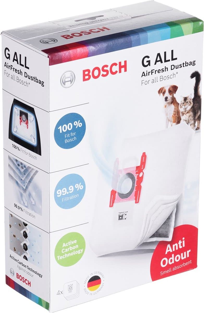 Bosch BBZAFGALL - Stofzuigerzakken - 4 Stuks — afbeelding 1