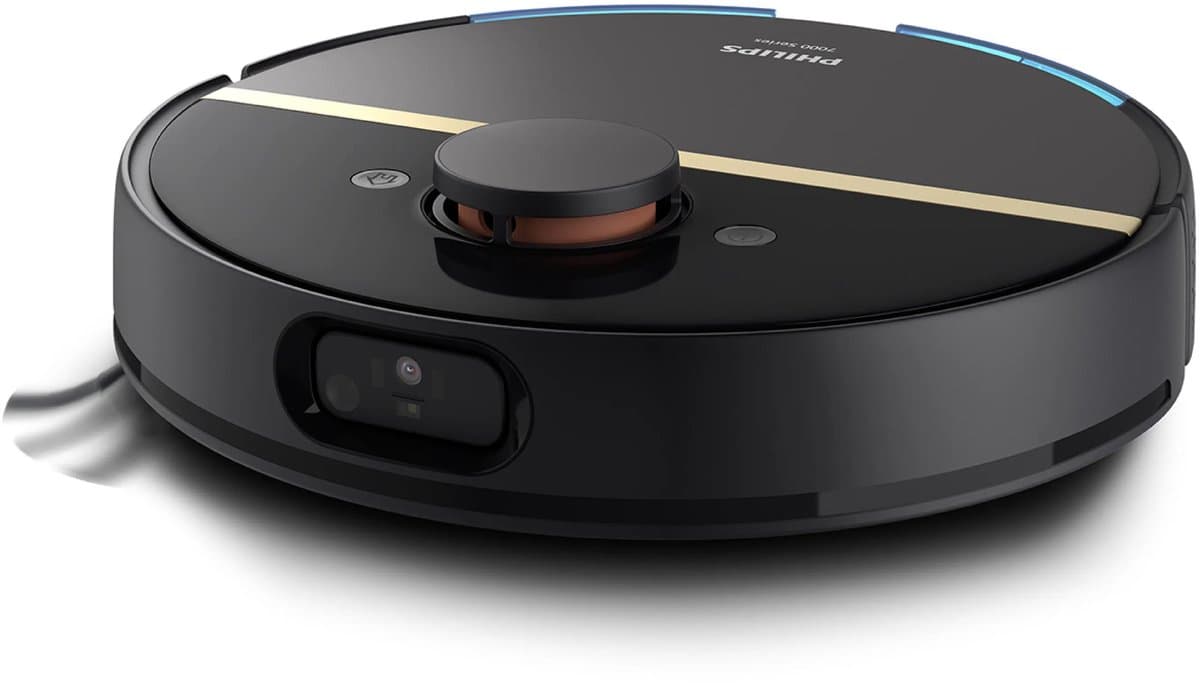 Philips HomeRun Aqua 7000 Series XU7000/01 - Robotstofzuiger met Dweilfunctie - Zwart / Goud - App Connected — afbeelding 1