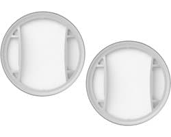2 stuks filters vervanging voor Philips 5000 Series XV1651/01 XC5041, XC5043, XC5141, XC5142, XC5242, XC5243, XC5244 Batterij Stofzuiger - Mesh Katoen Filter