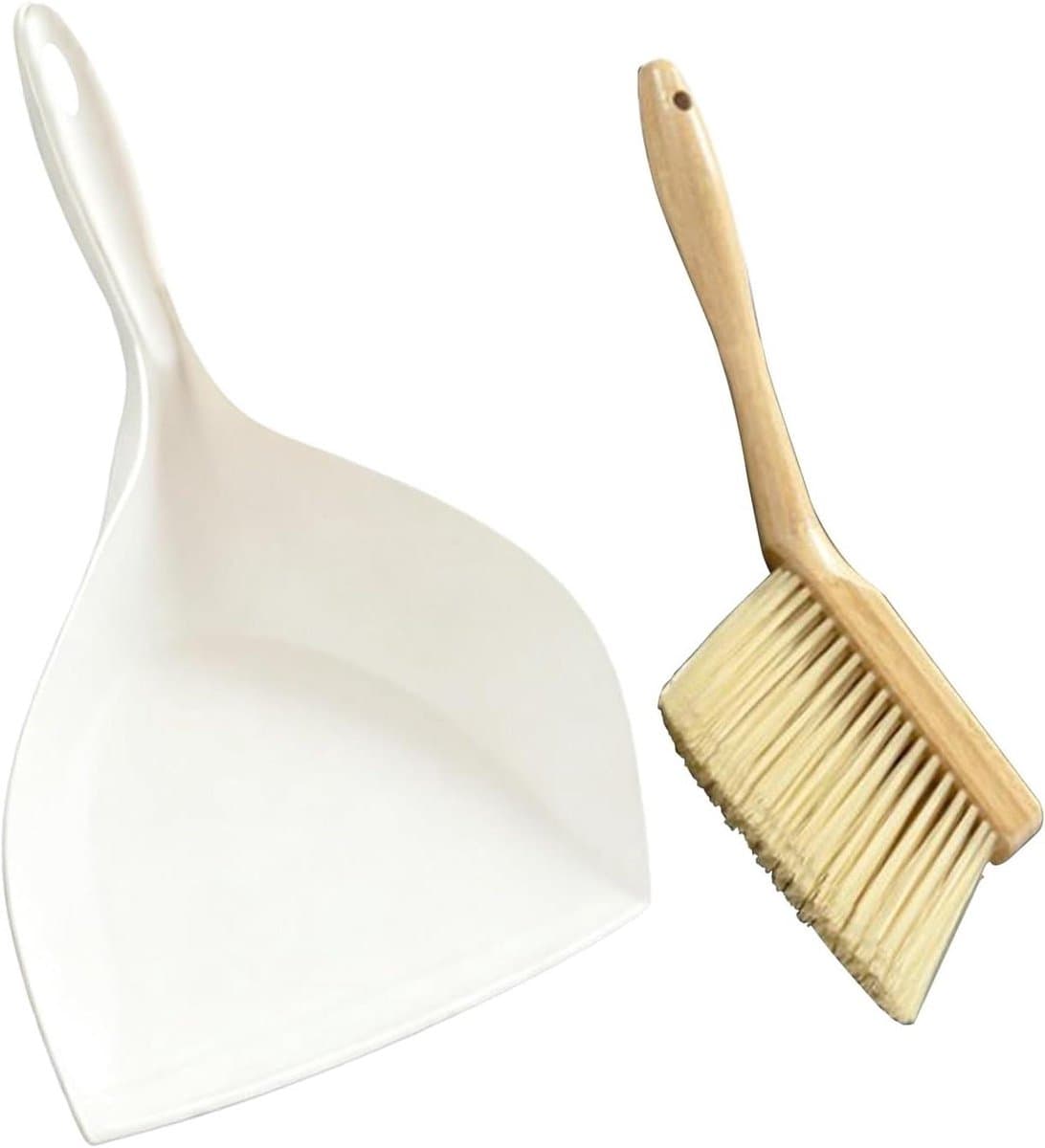 Mini Bezem Stofpan Set - Schoonmaak Tool - Kruimels Verwijderen - Ruimtebesparend Compact - 33.5 cm - Niet gespecificeerd — afbeelding 1