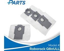 Roborock Q80ULL Stofzakken (4 Stuks, Plus.Parts® alternatief voor 8.02.0132)