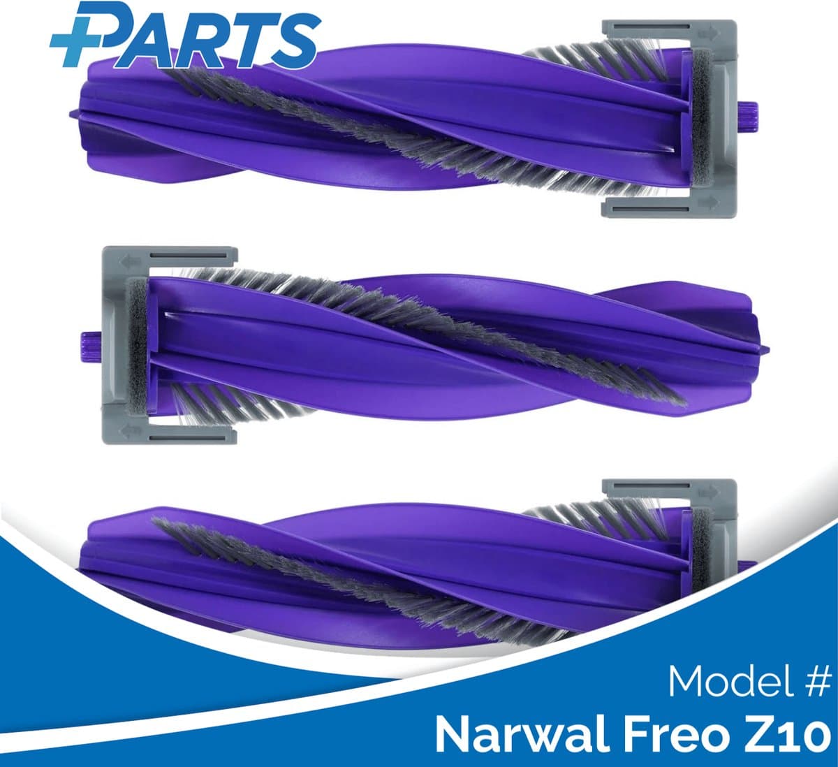 Narwal Freo Z10 Borstels (3 Stuks, Plus.Parts® alternatief voor CP-PJ-A00090-00-00) — afbeelding 1