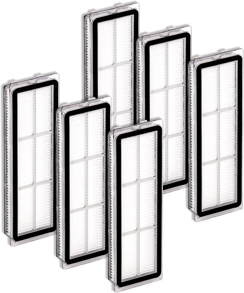 (6 stuks) HEPA-filter Geschikt voor Dreametech L10s Ultra, L10s Pro, L10 Ultra, Z10 Pro, S10, S10 PRO, S10 PLUS, B101CN, 1C, W10, X10+, L10 + plus, Z10 pro, D10 PLUS, vervangende filters — afbeelding 1