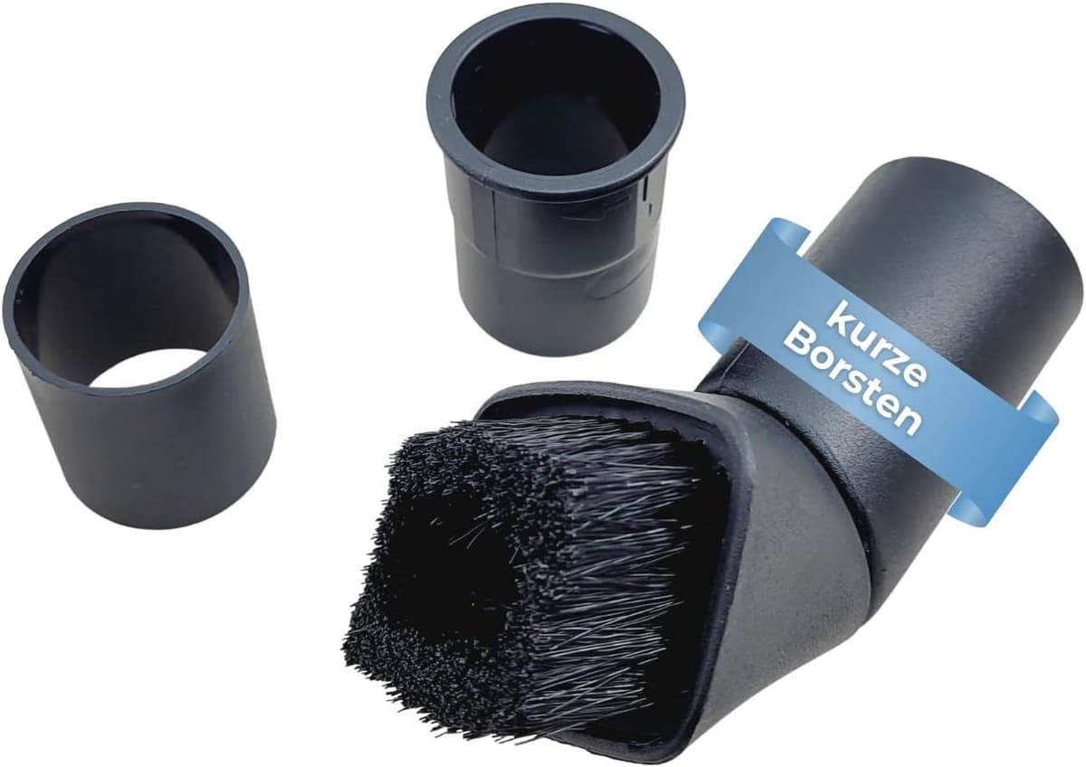 Merkloze Stofzuigerborstel 35mm met Adapter voor 32/30mm - Draaibaar — afbeelding 1